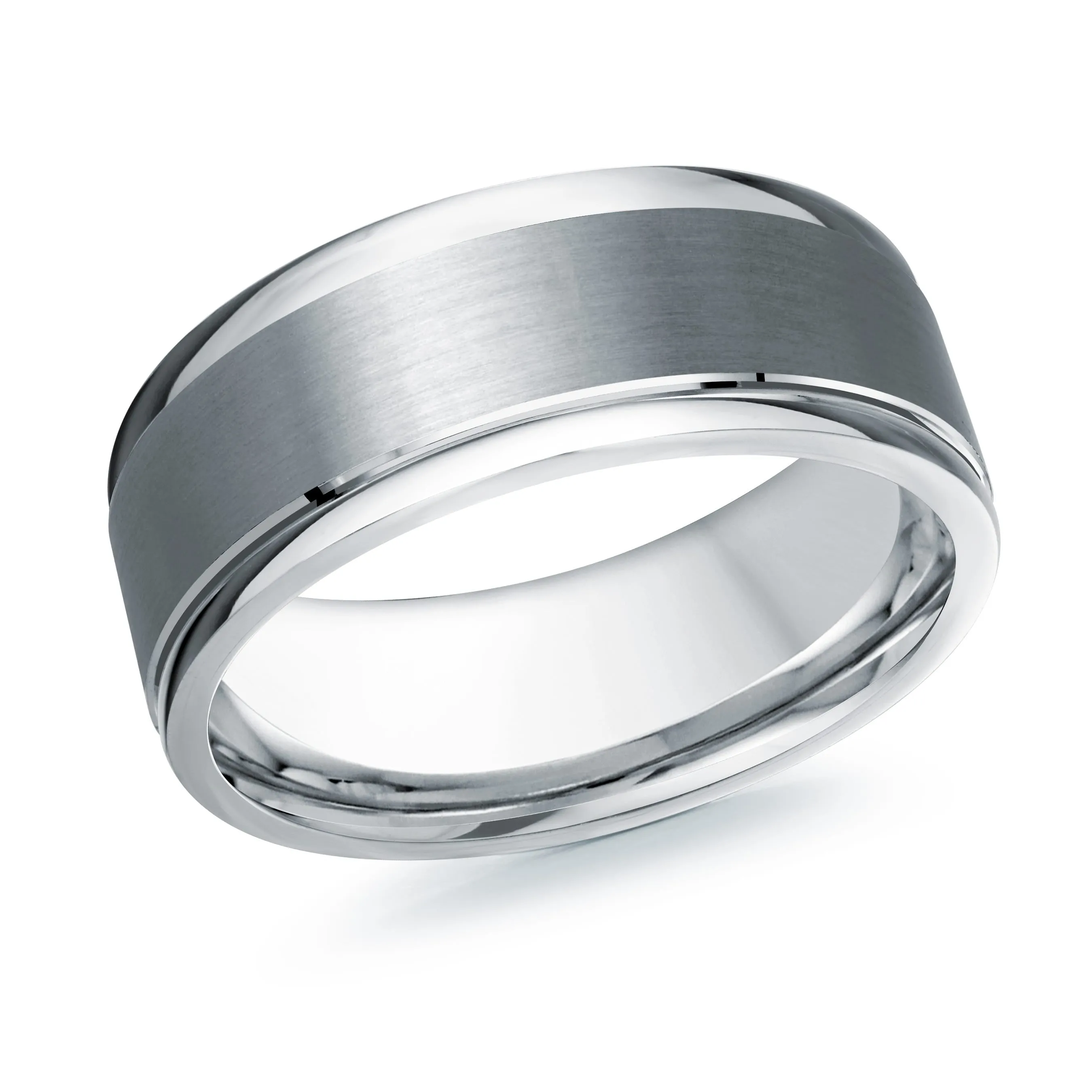 14K White Gold Ring from the Tantalum Collection by Malo - MRDTN-006-6W