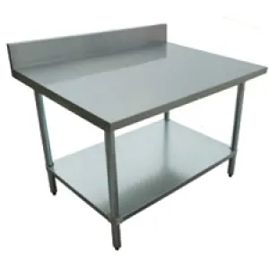24" x 24" WORKTABLES WITH BACKSPLASH