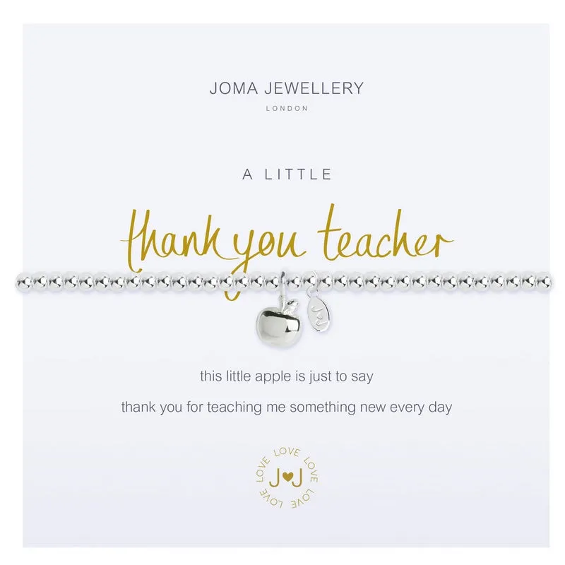 A Little Thank You Teacher Bracelet