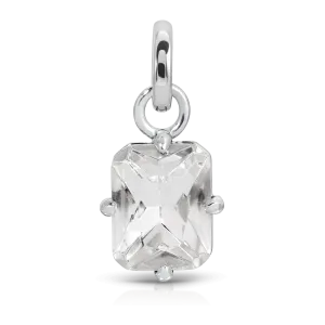 April Diamond Birthstone Charm - Emerald