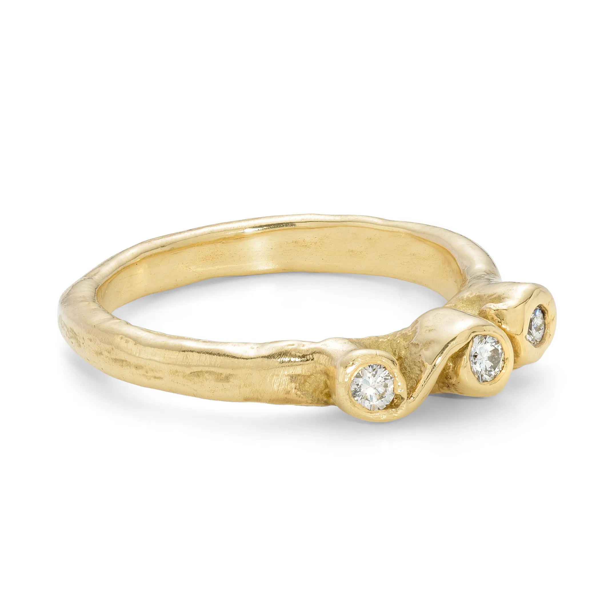 Bright White Alaria Ring