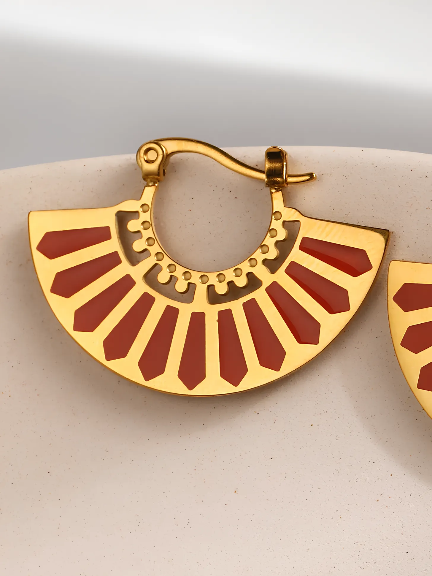 Crimson Cadence Earrings