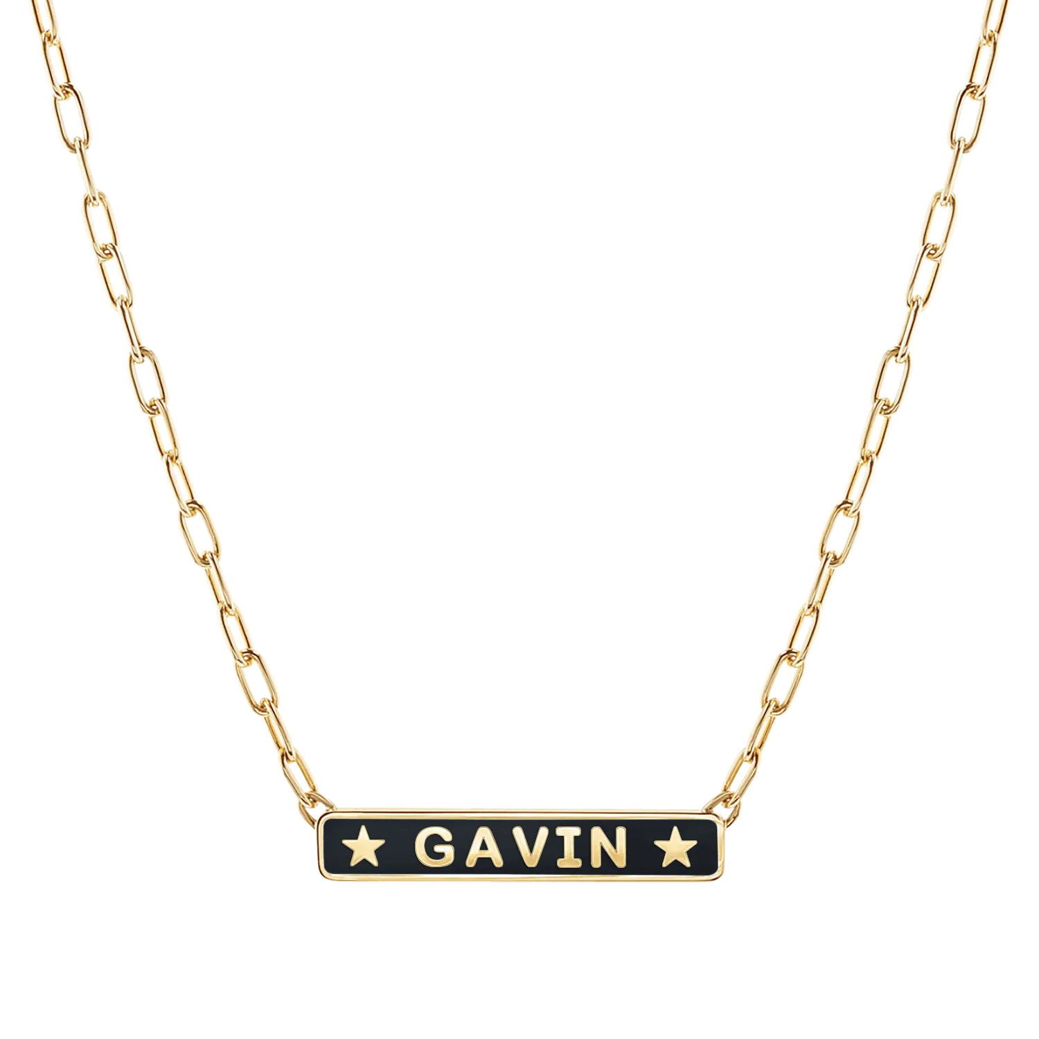 Custom Enamel ID Necklace