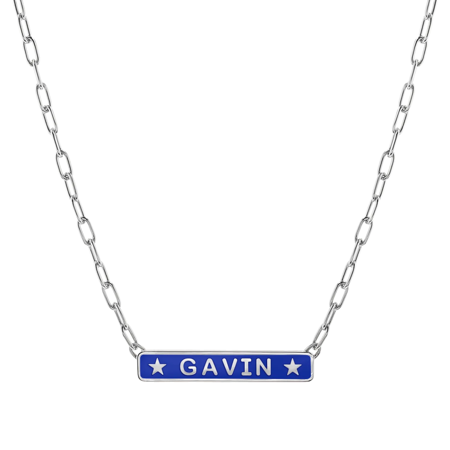 Custom Enamel ID Necklace