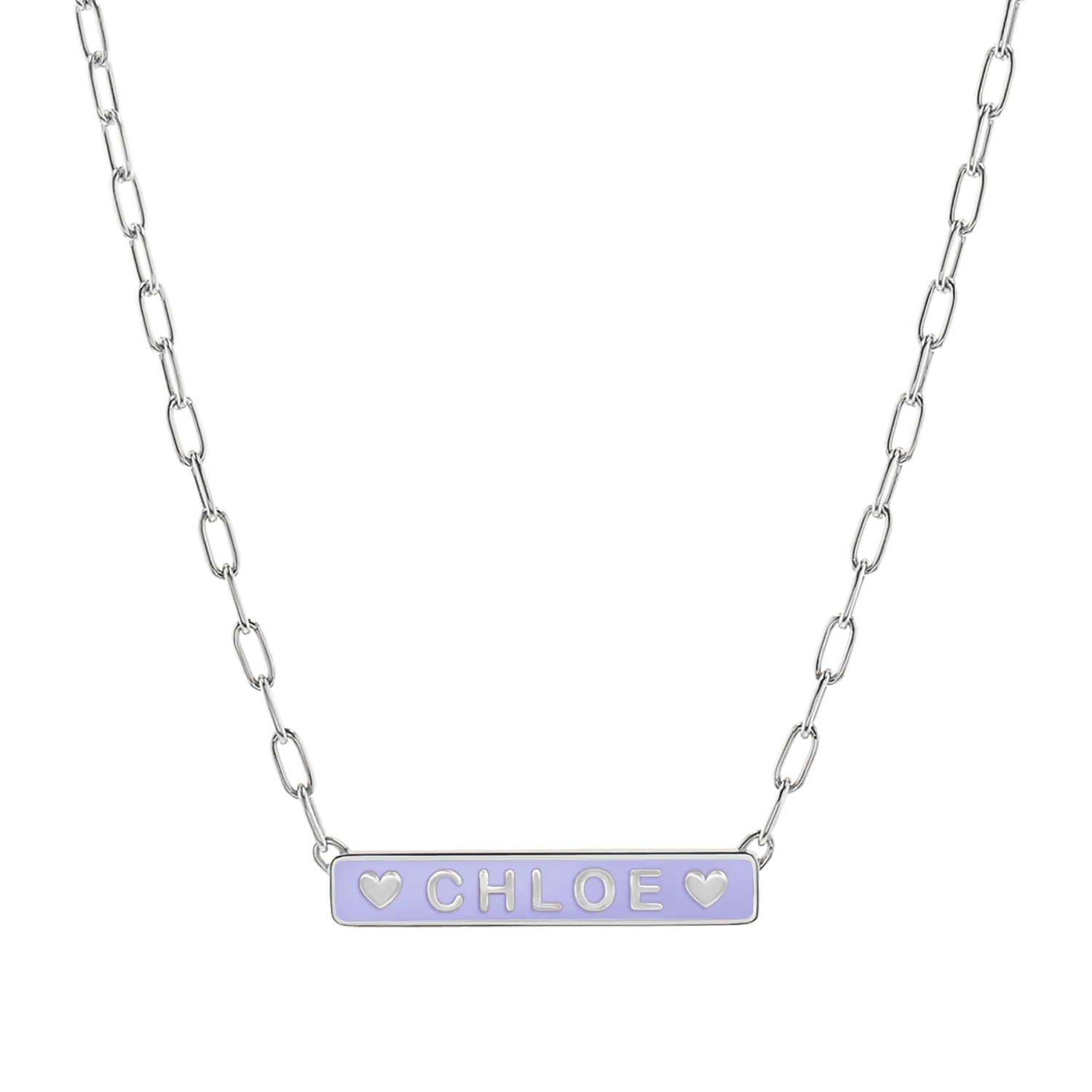 Custom Enamel ID Necklace