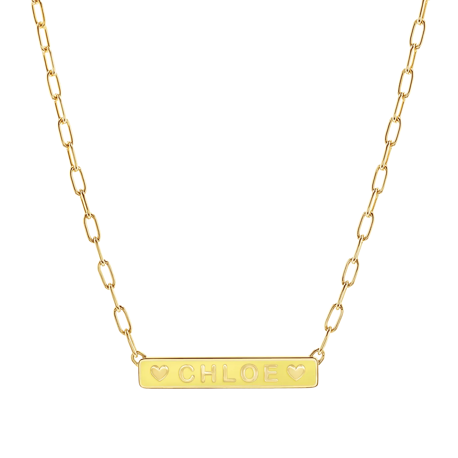 Custom Enamel ID Necklace