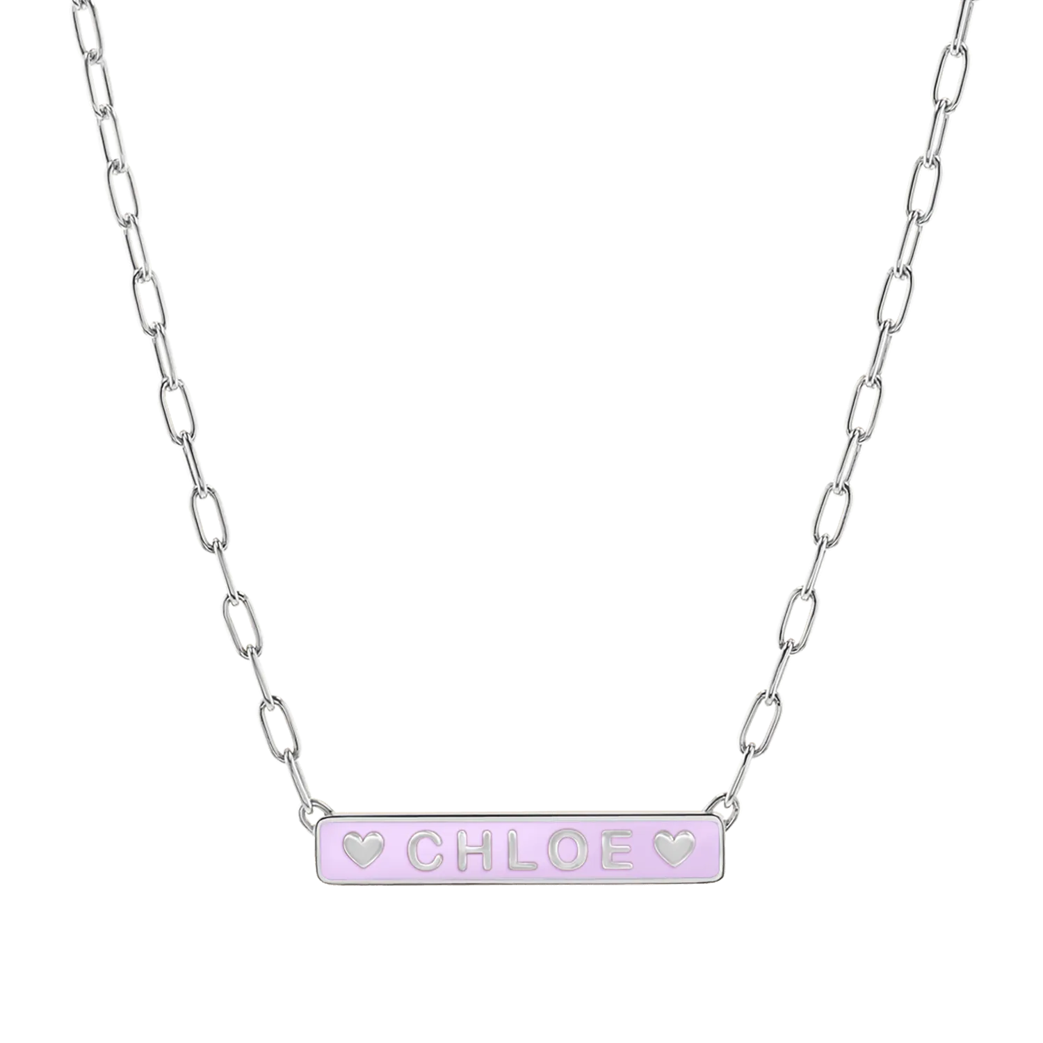 Custom Enamel ID Necklace
