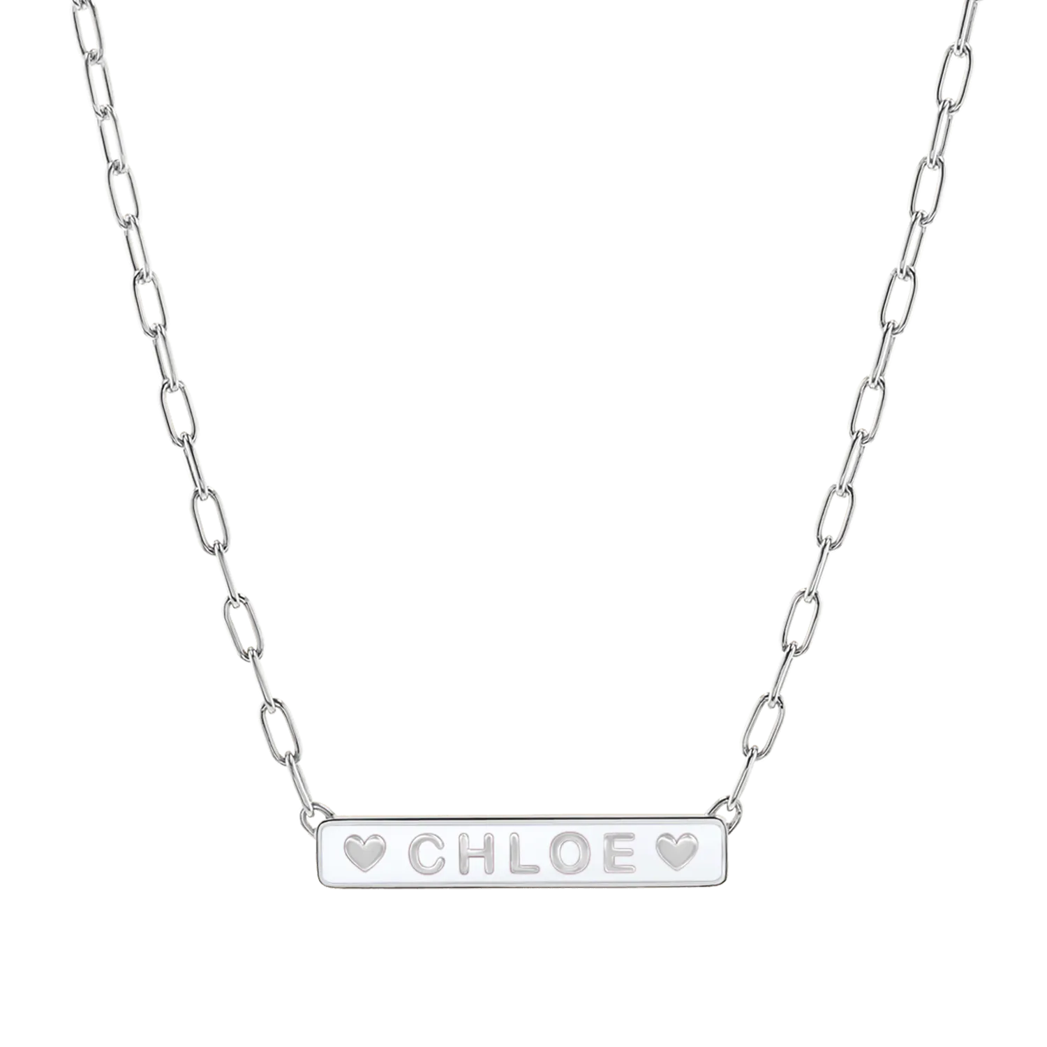 Custom Enamel ID Necklace