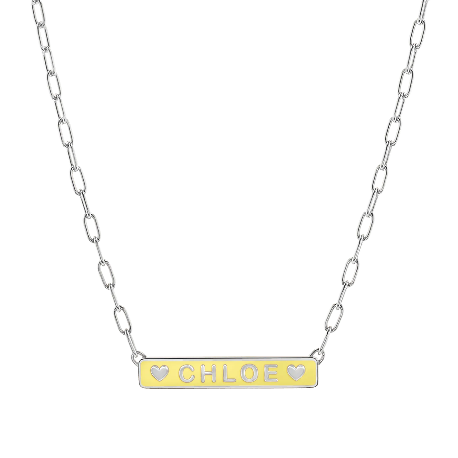 Custom Enamel ID Necklace