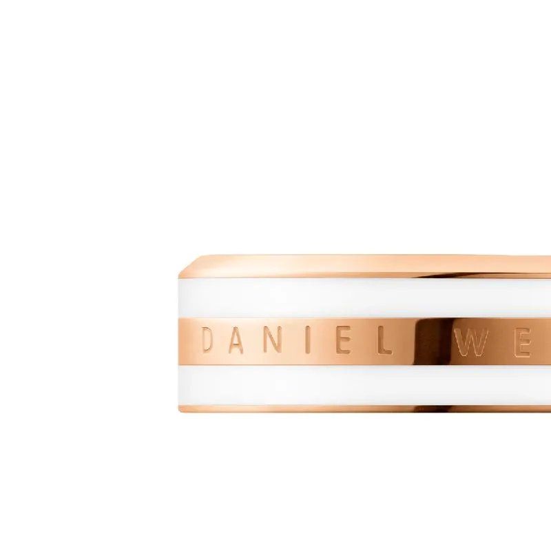 Daniel Wellington  Emalie Ring Satin White Rose Gold