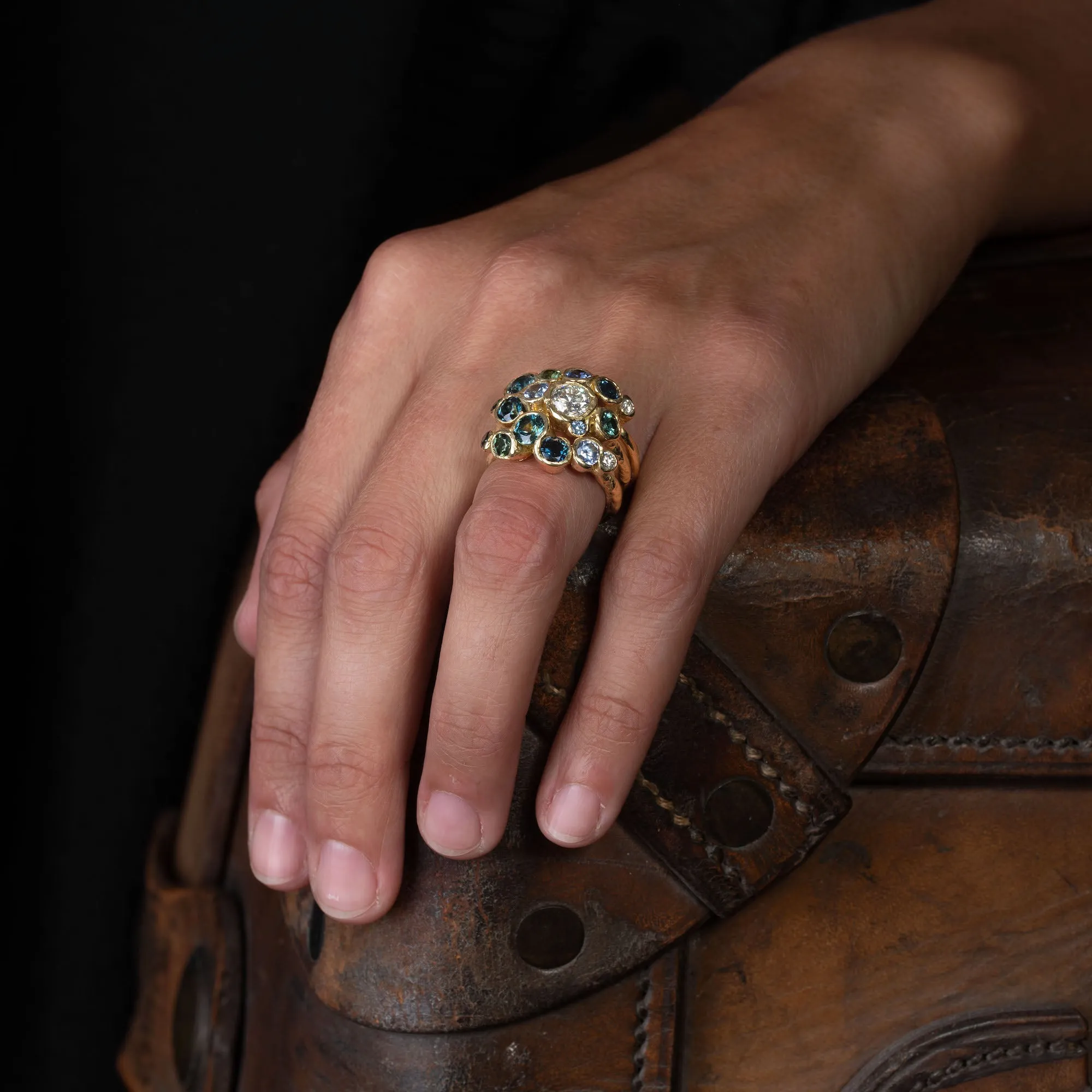 Diamond Shoal Ring Stack