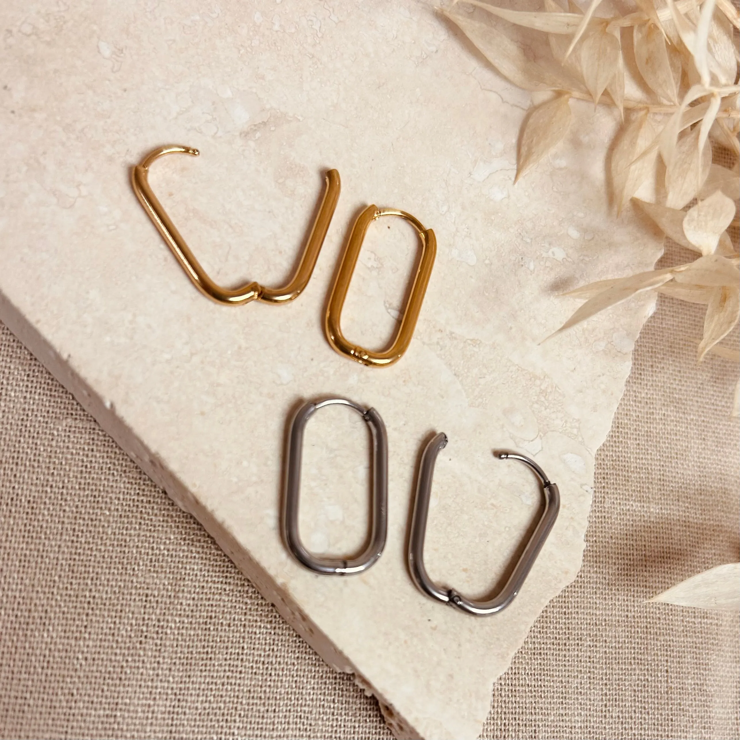 Everyday Oval Hoops