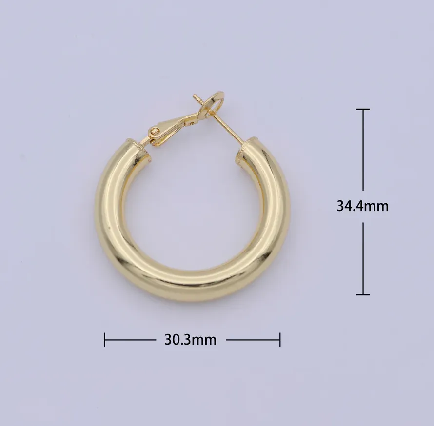 Gold Filled Hinged Hoops