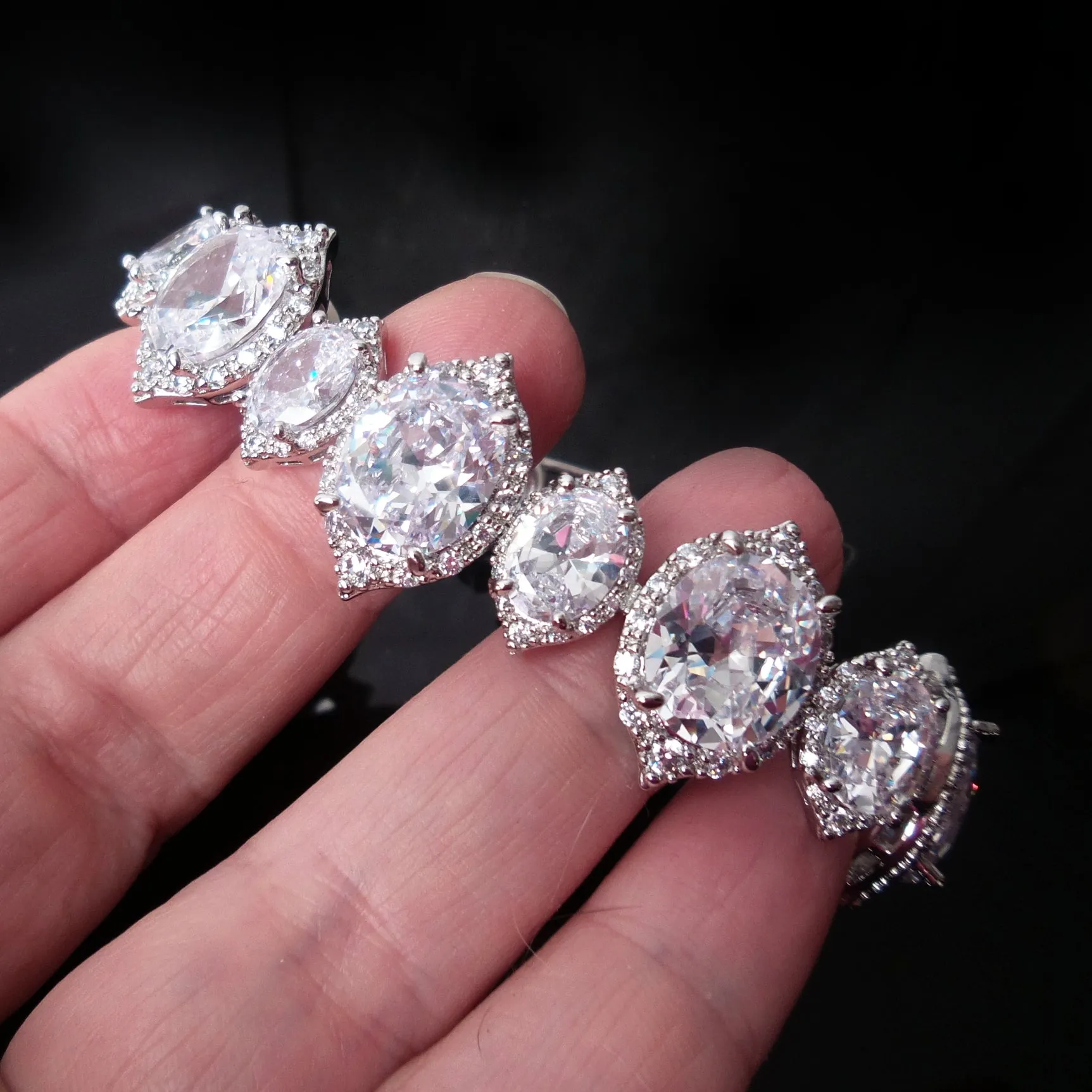 Grand Parure Bridal Jewelry Set for Victorian Bride or Prom