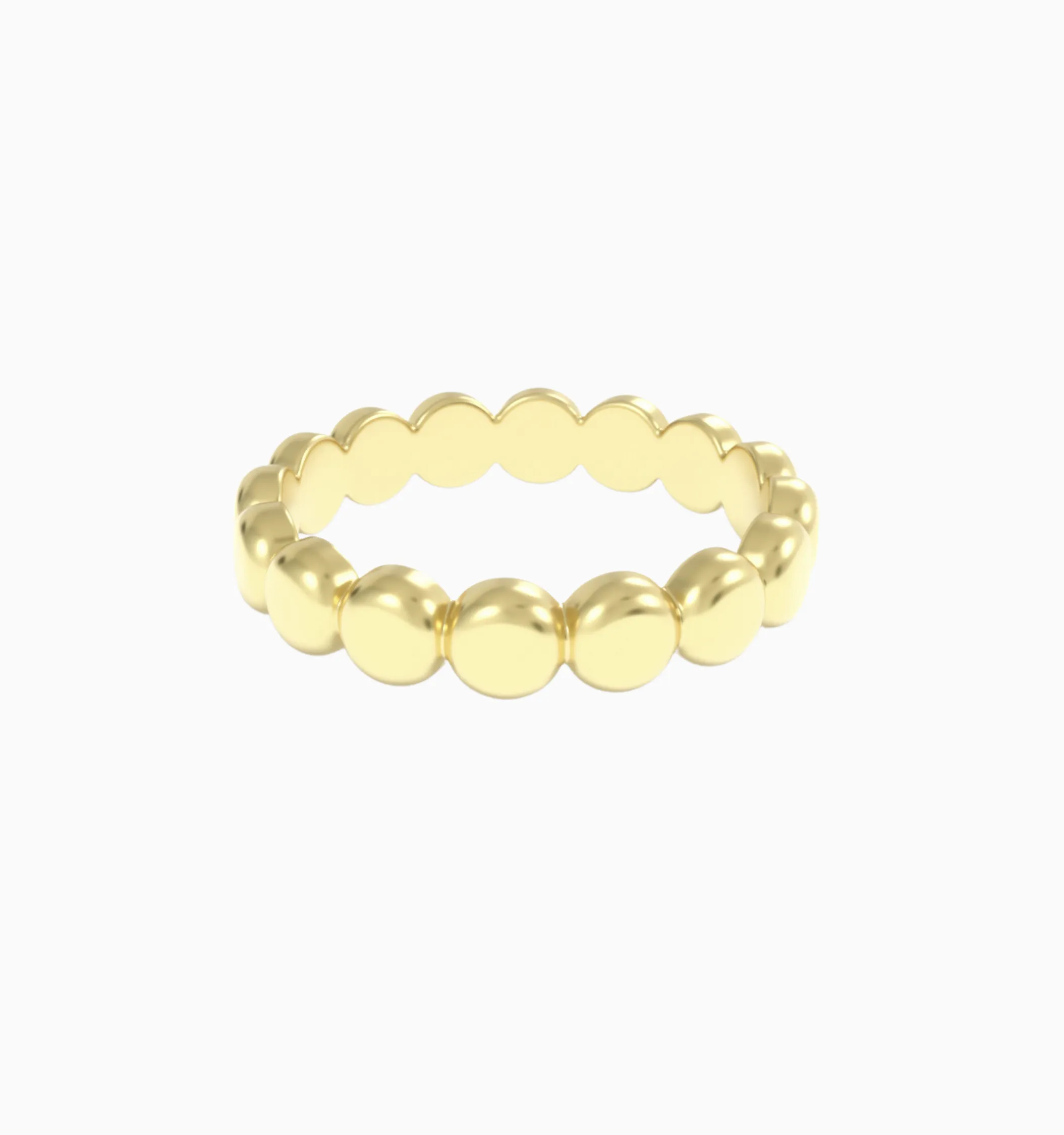 Medium Beaded Ring