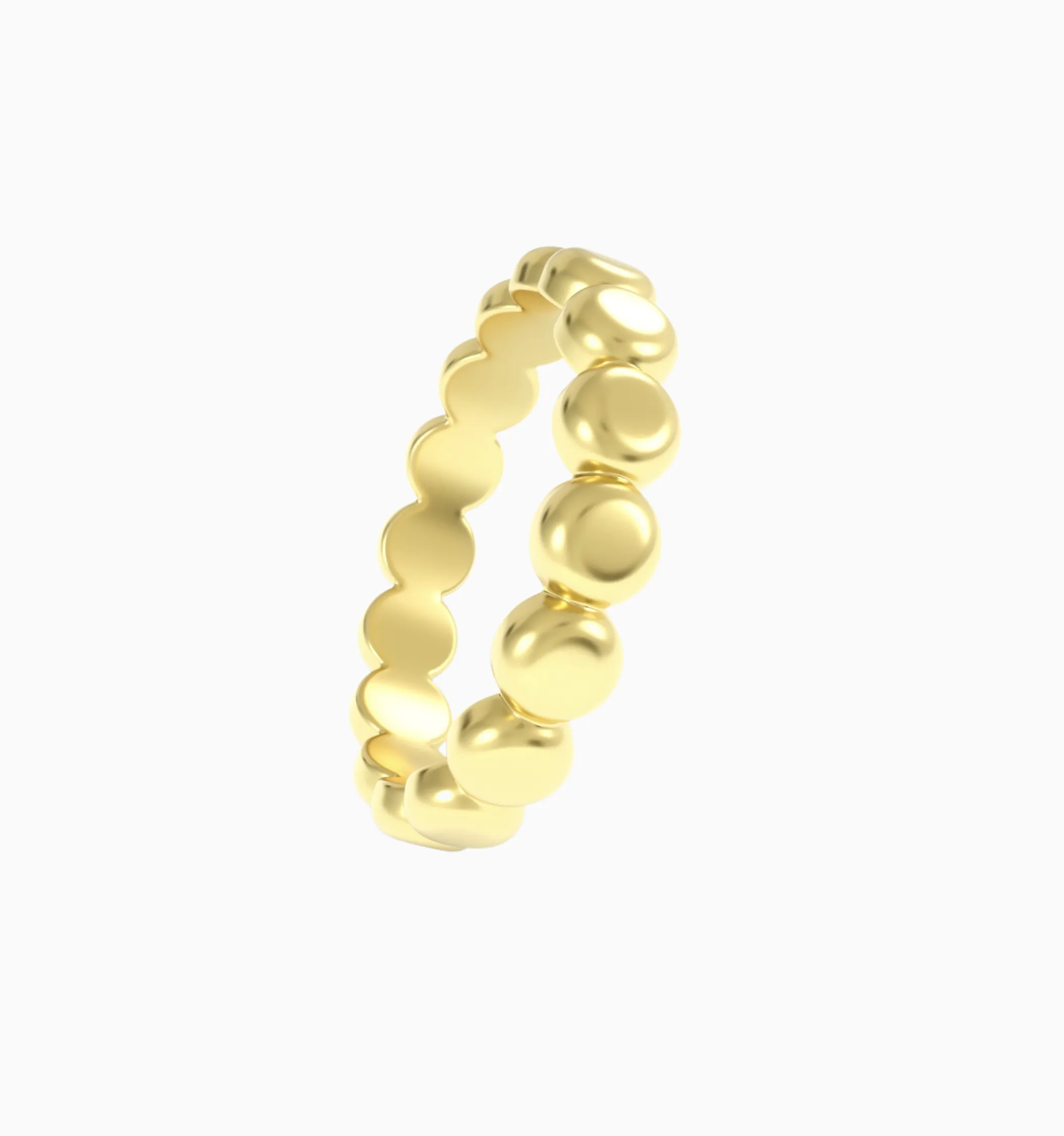 Medium Beaded Ring