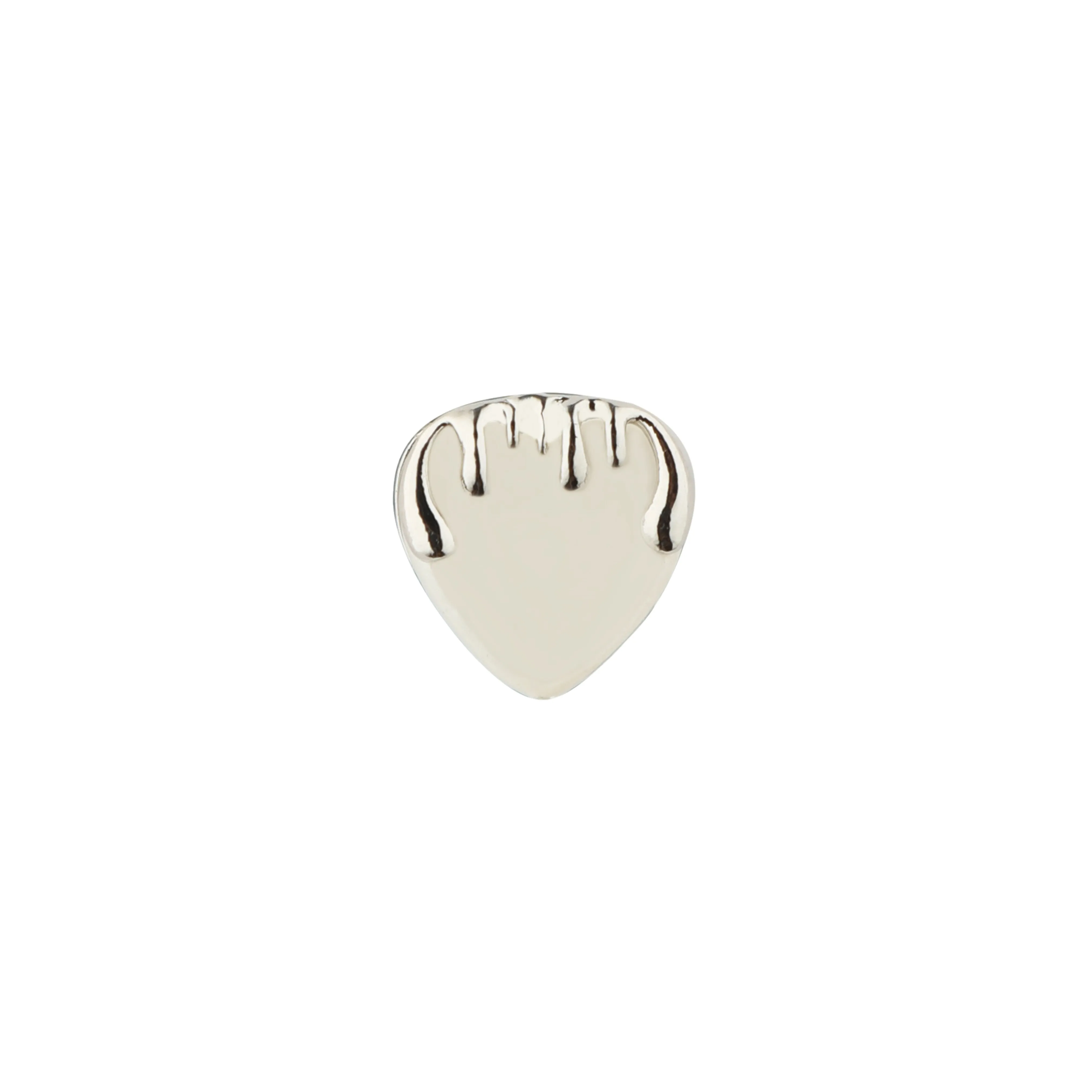 Melting Heart Earrings- Silver