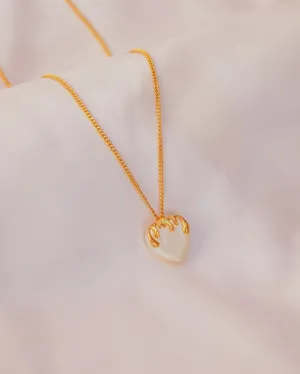 Melting Heart Neckchain- Gold