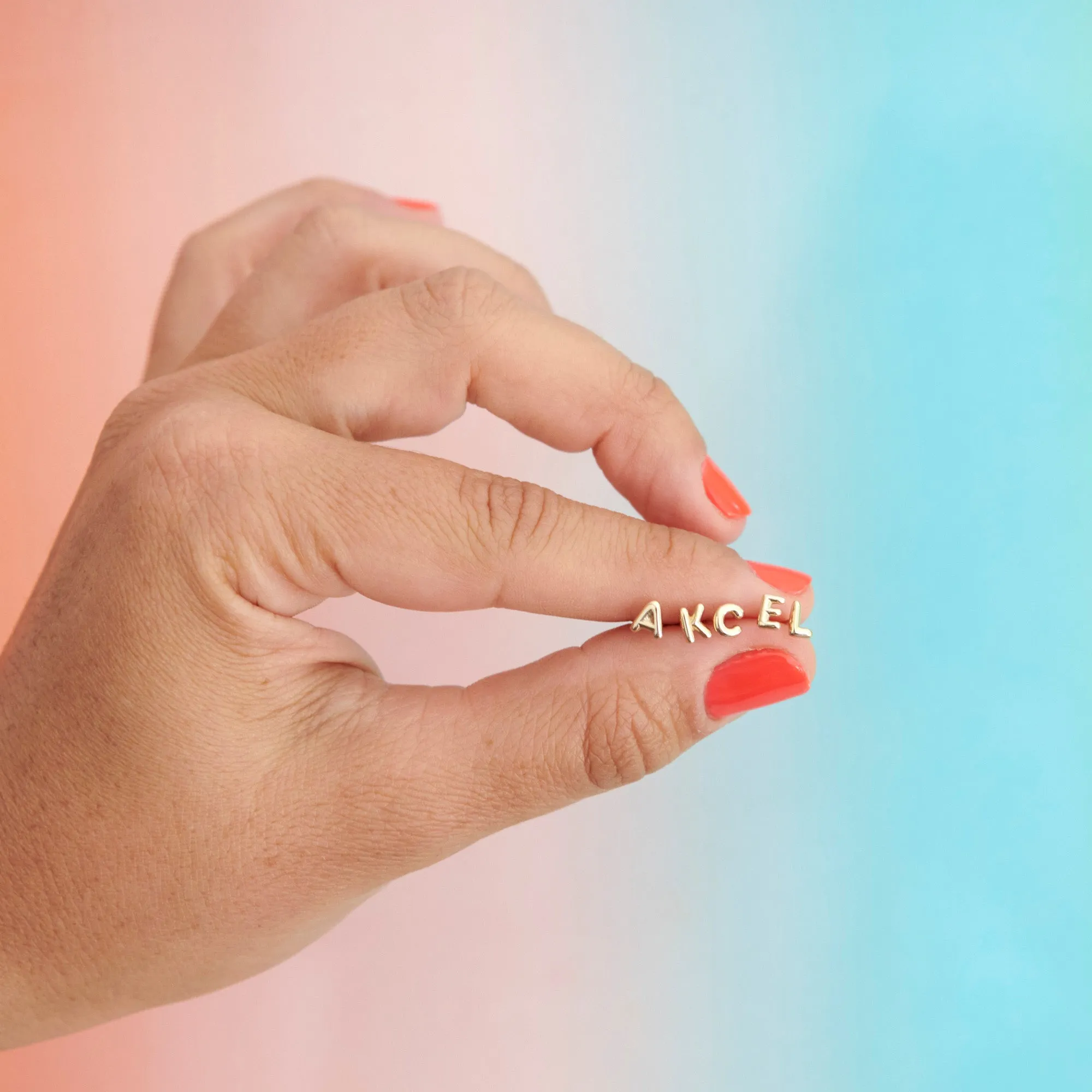 Mini Helium Initial Studs