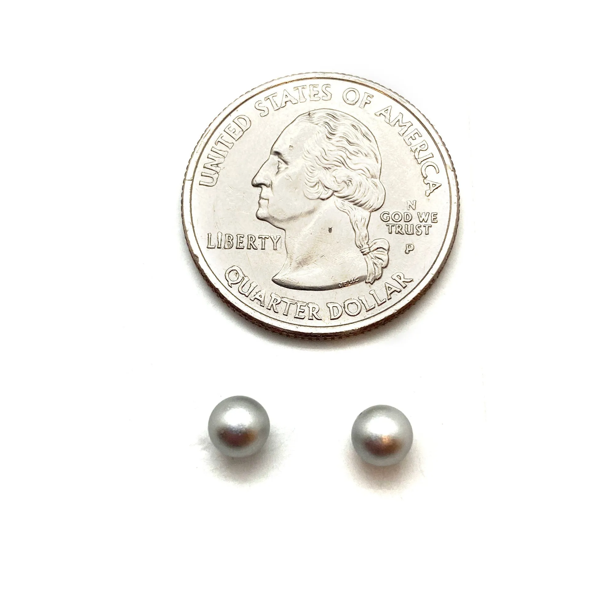Mini Silver Sphere Studs