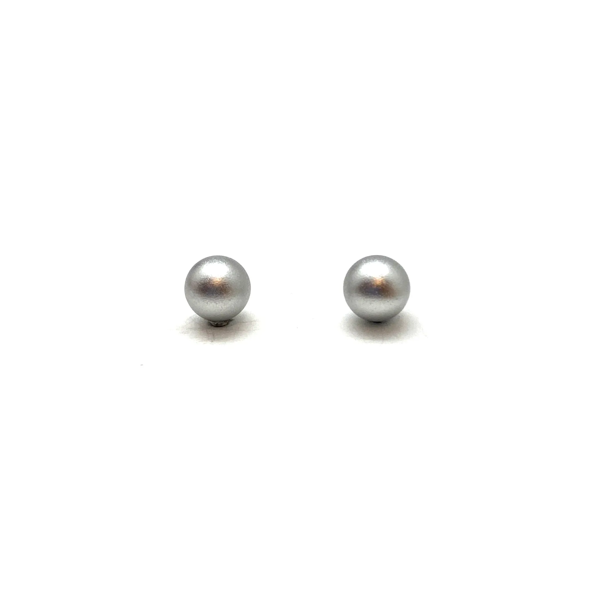 Mini Silver Sphere Studs
