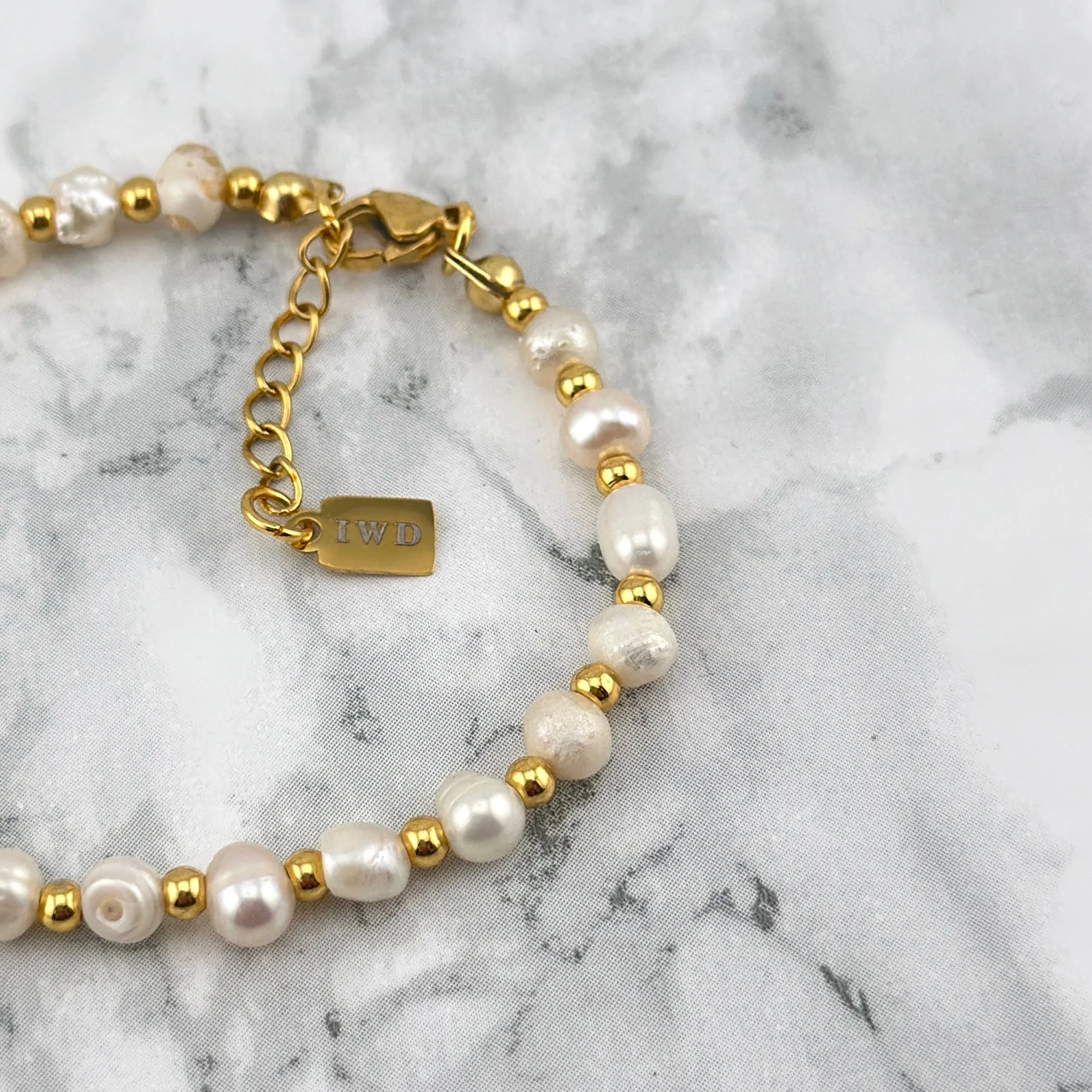 Pearl Gold Bracelet
