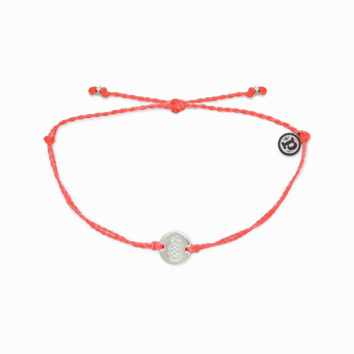 Pineapple Aloha Coin Charm Bracelet