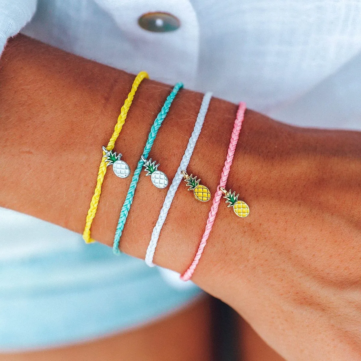 Pineapple Charm Bracelet