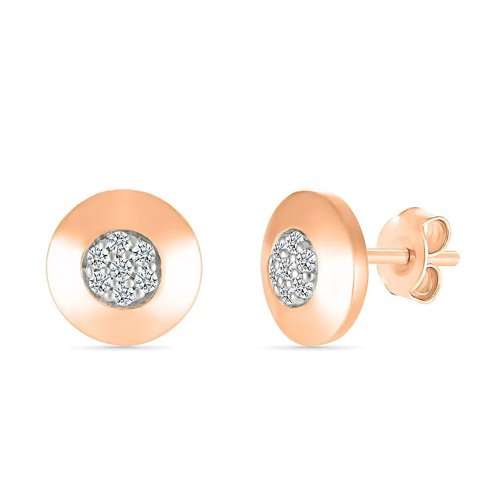 Shimmering Discs Earrings