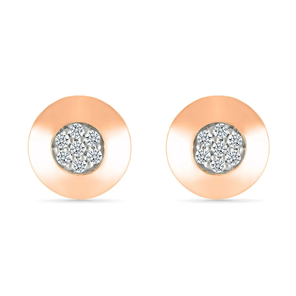 Shimmering Discs Earrings