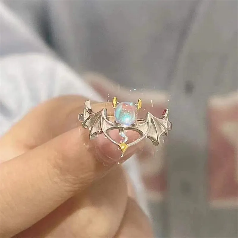 Silver Color Minimalist Irregular Twined Finger Rings