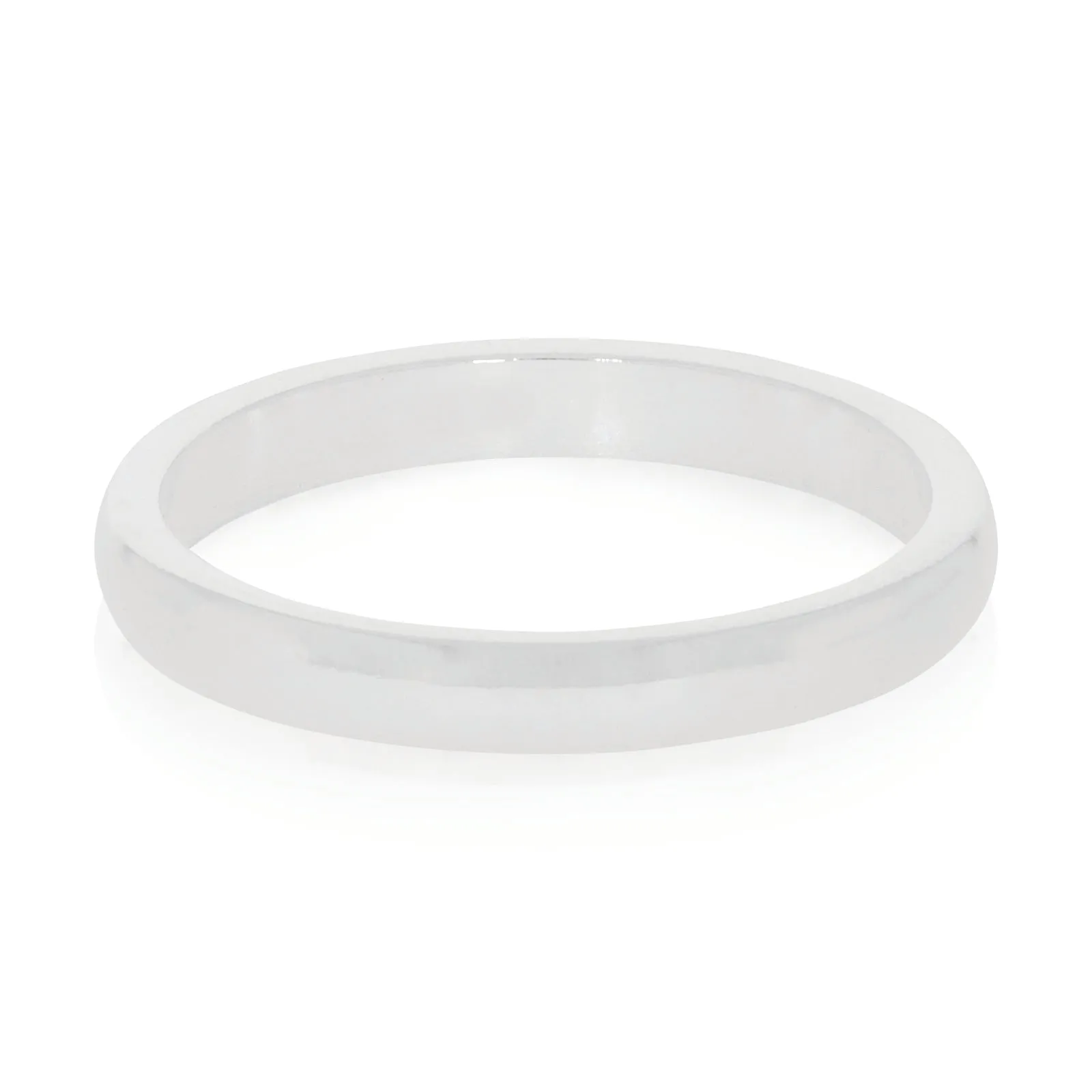 Sterling Silver 2.7mm High Dome Rings