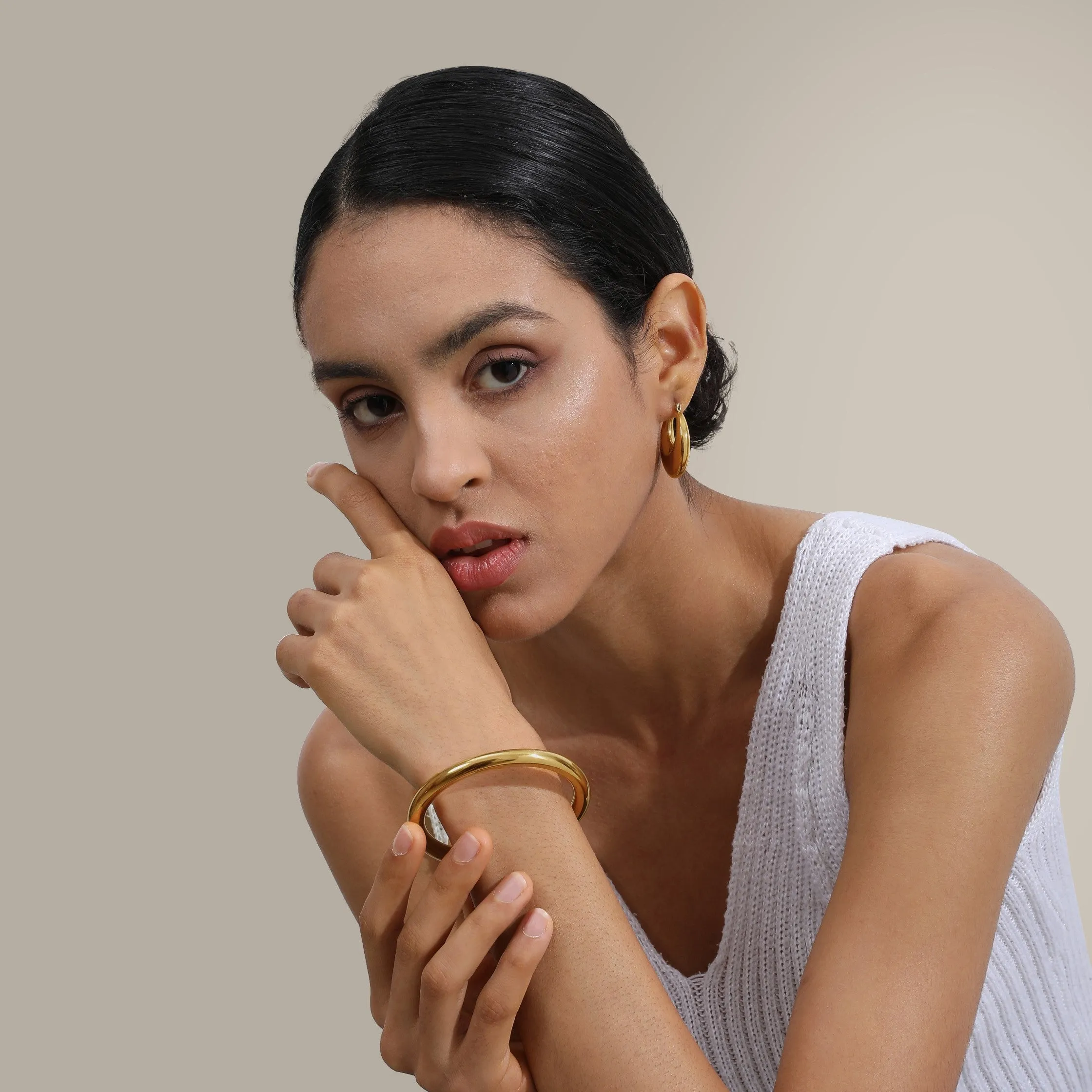 The chunky cuff bracelet