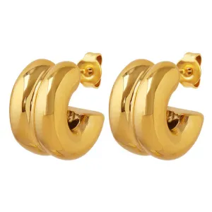Vintage Mirror Earrings Fashion Chain-أقراط مرآة عتيقة